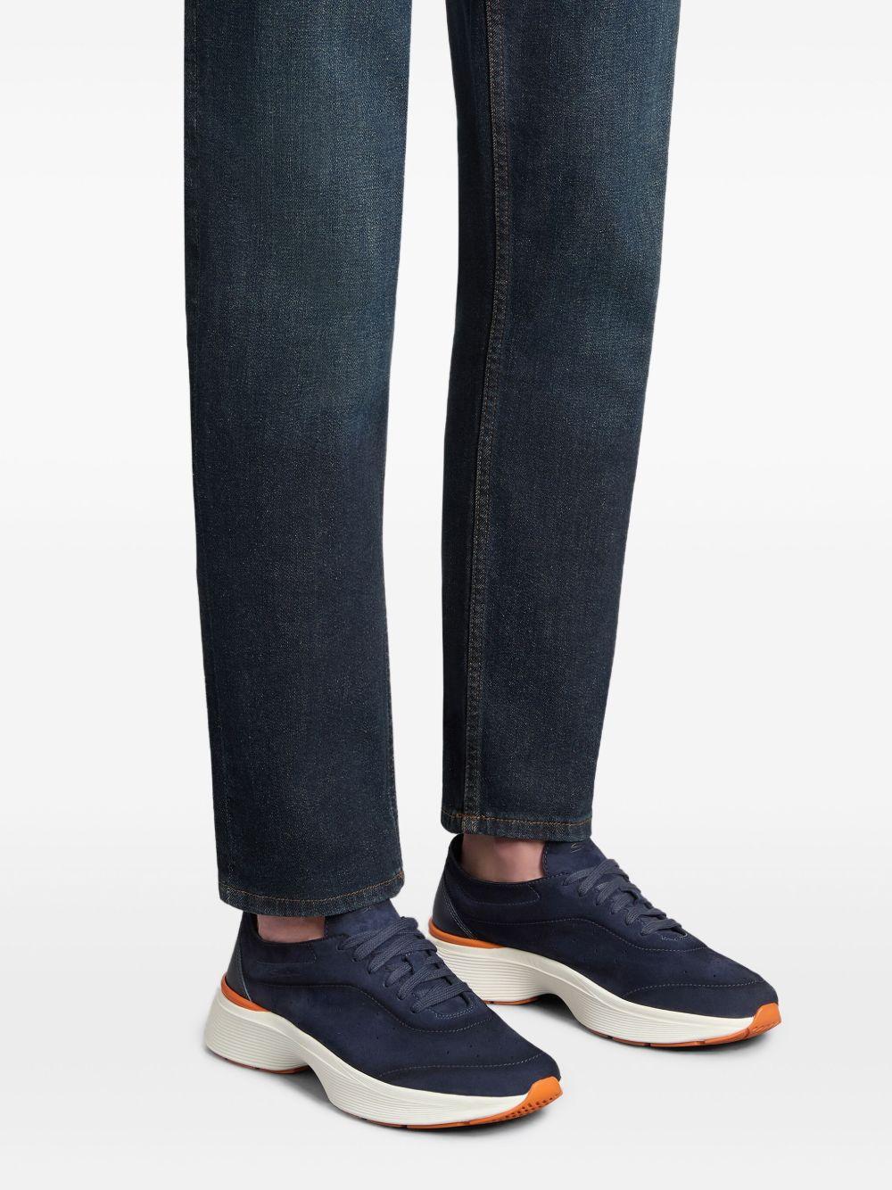 Sneaker Bounce MBBC22070BARTSOGU60 BLUE ORANGE SANTONI 