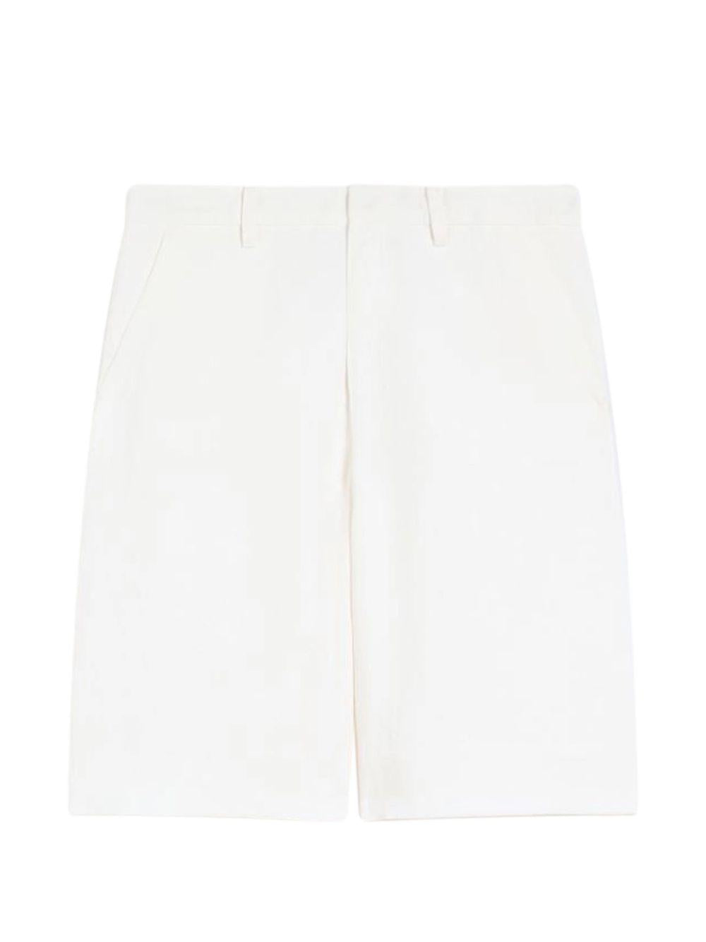 Shorts In Drill Di Cotone SMMSOLE 001 BIANCO LINK S MAX MARA 
