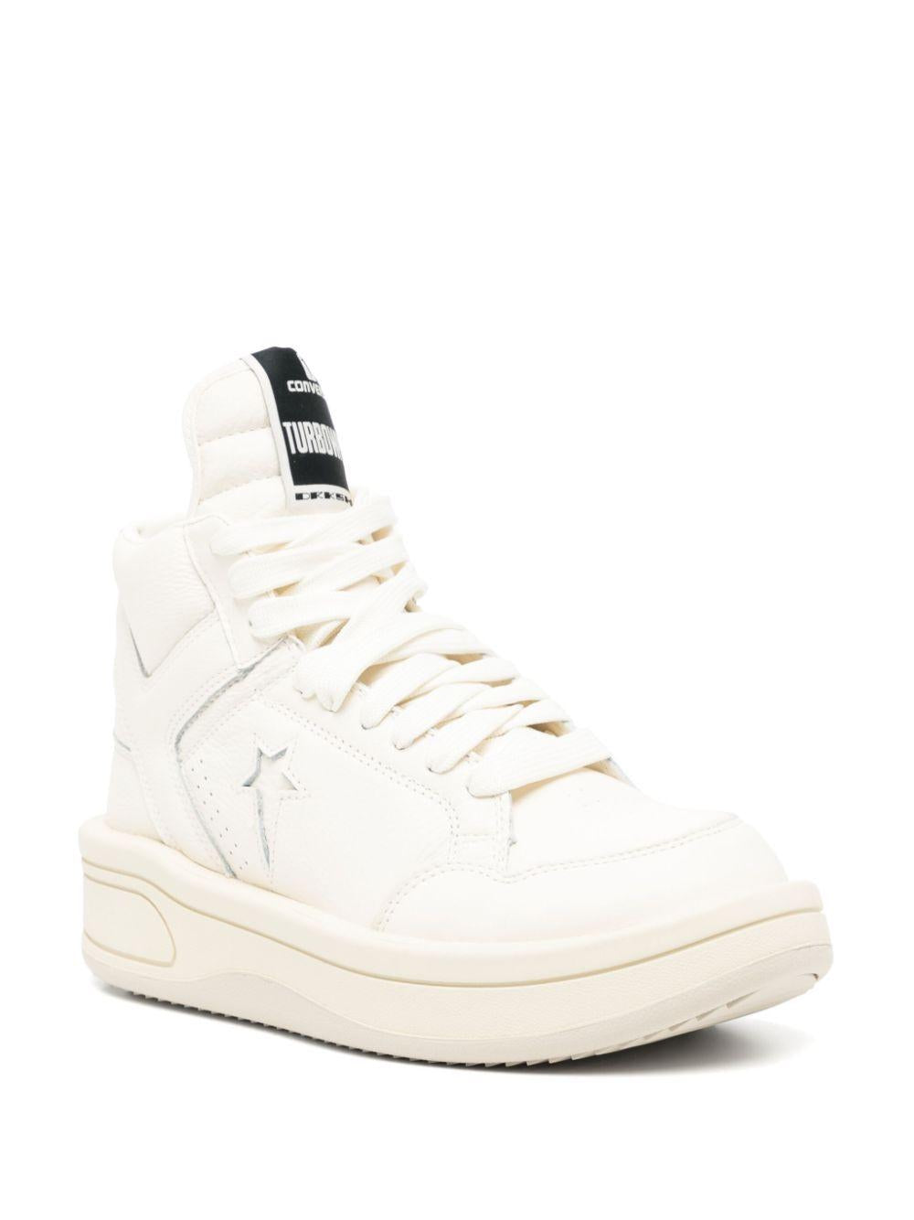 SNEAKERS IN PELLE TURBOWPN DC02DX343 0101 WHITE RICK OWENS DRKSHDW 
