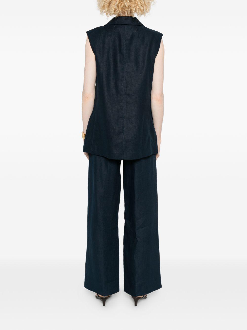 Completo In Puro Lino SMMBIRD 004 CLASSIC DARK S MAX MARA 