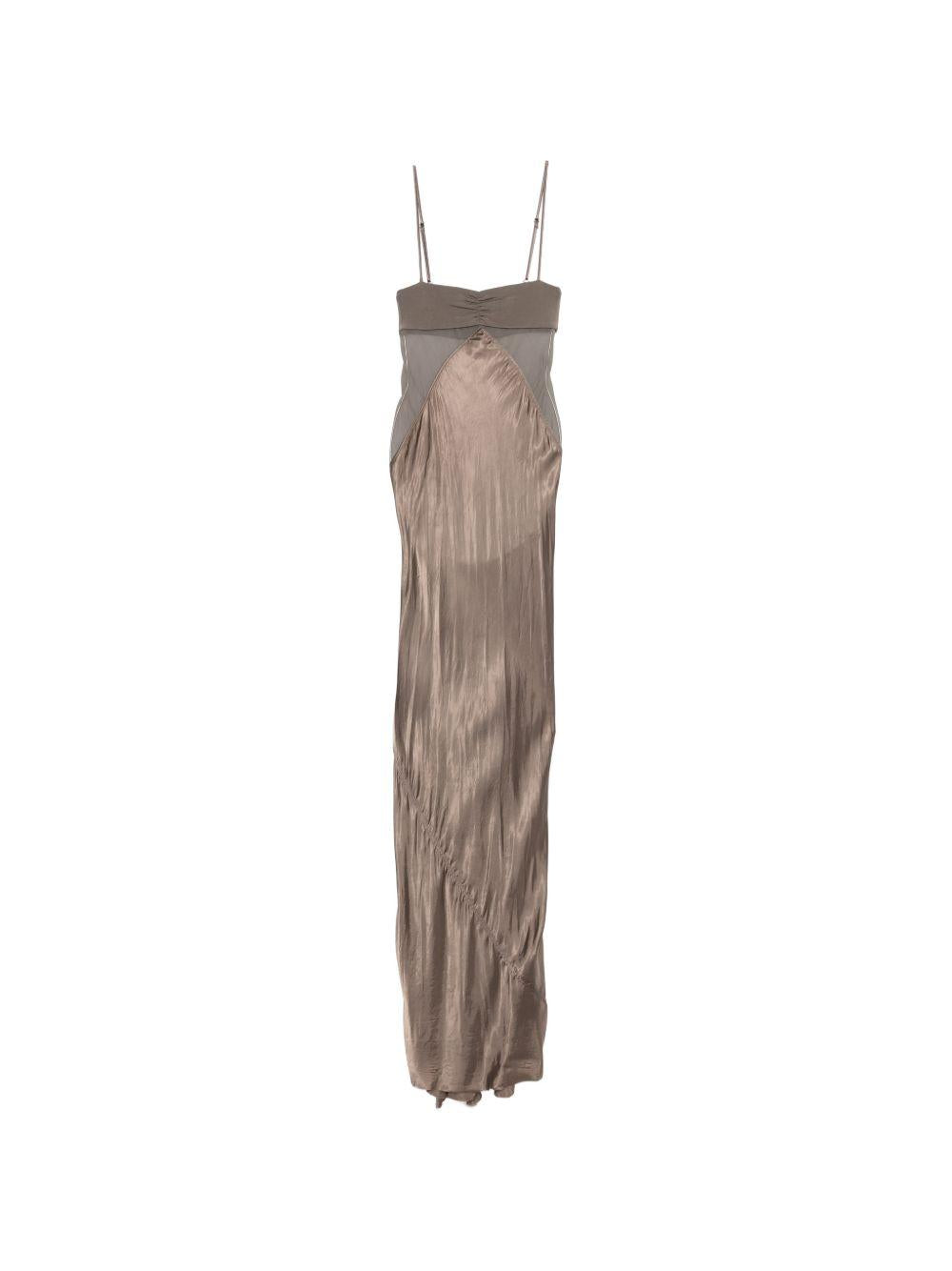 Combo Slip Gown RP01F6504JSVSN 34 DUST RICK OWENS 