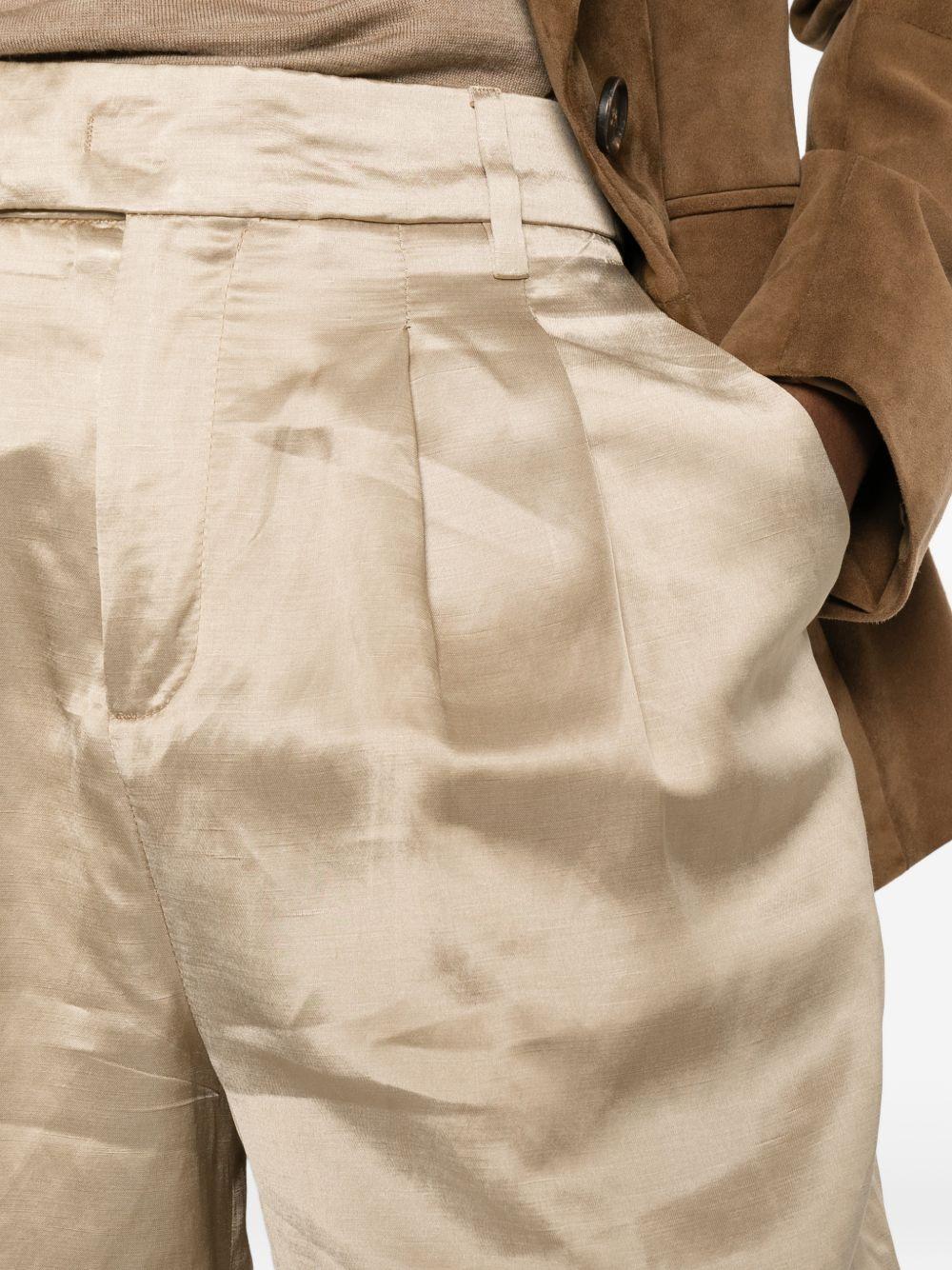 Shorts Isabelle con pieghe ISABELLEW300189 00043 BEIGE BRIGLIA 1949 