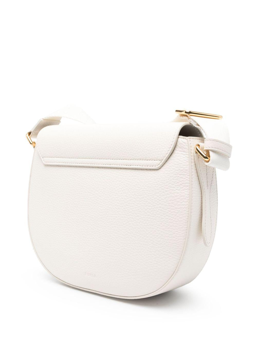 Borsa a spalla con placca logo WB01605 - BX0356 3762S PANNA FURLA 