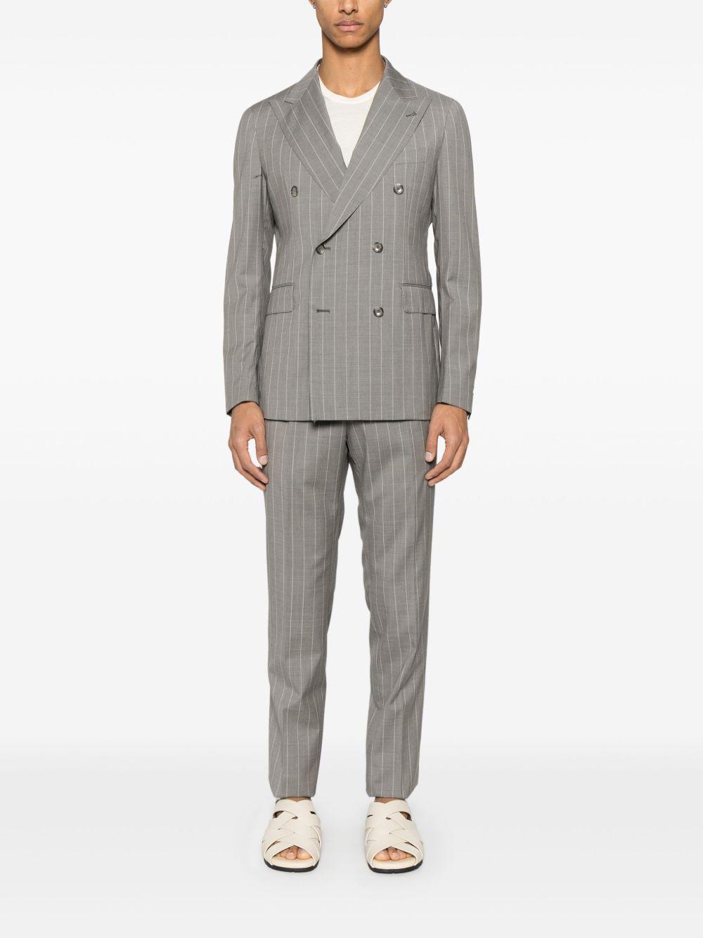 Abito doppiopetto gessato 2SVS20B11PE150009R25E211 G1209 TAGLIATORE 