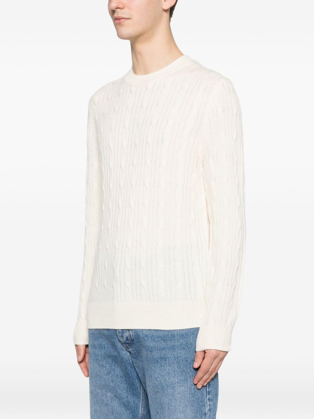 Maglione girocollo 10274959 131 OPEN WHITE BOSS 