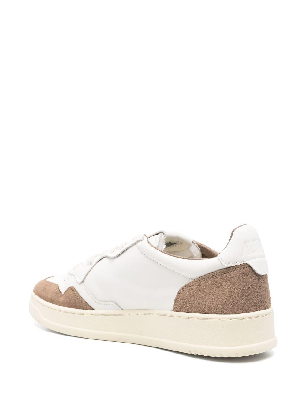 Medalist Low in Pelle e Suede AULMGS43 WHITE TOBACCO AUTRY 