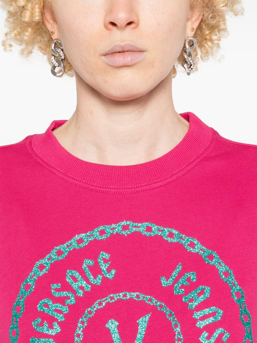  77HAIT02CF01T 477 RASPBERRY ROSE VERSACE JEANS COUTURE 