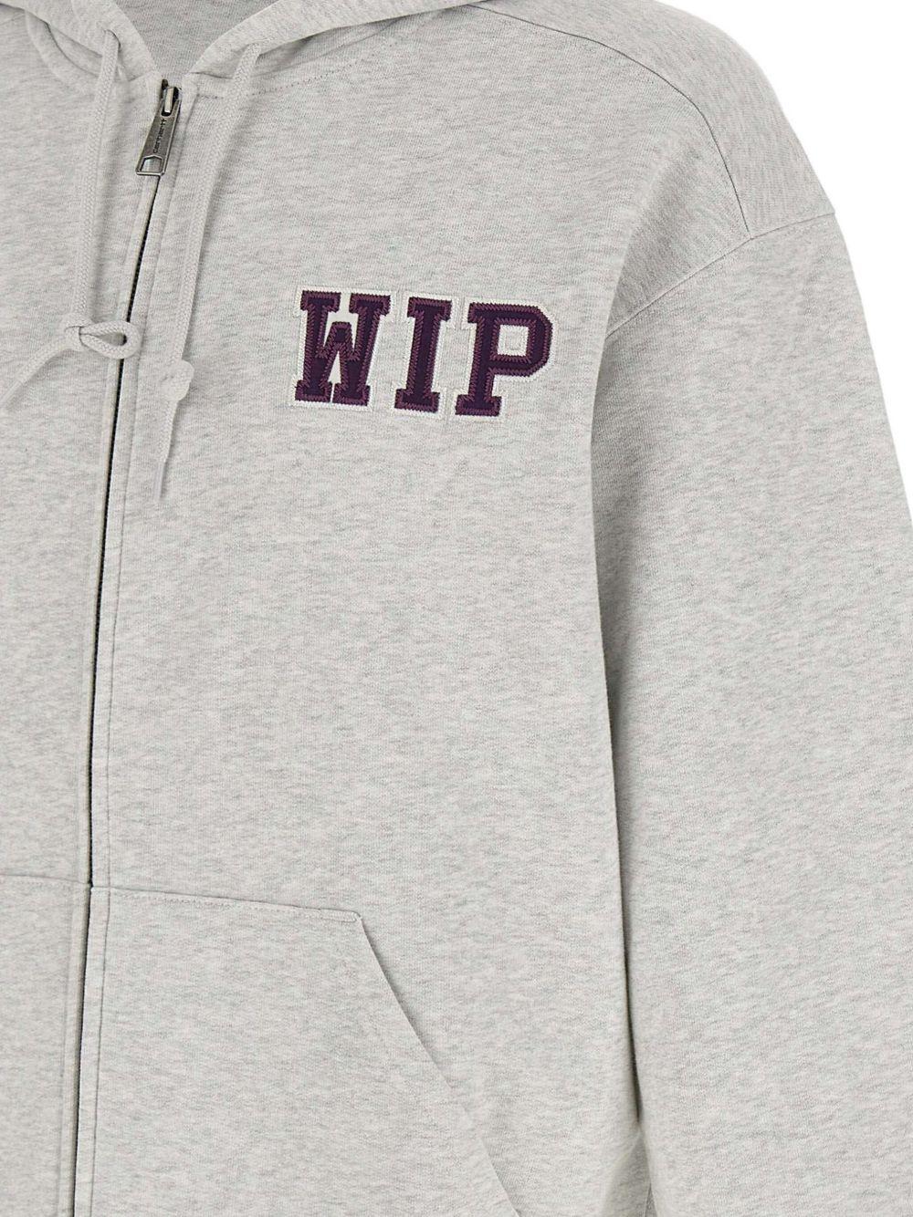 Hooded Mini WIP Sweat Jacket I035619 48206 ASH HEATHER CARHARTT WIP 