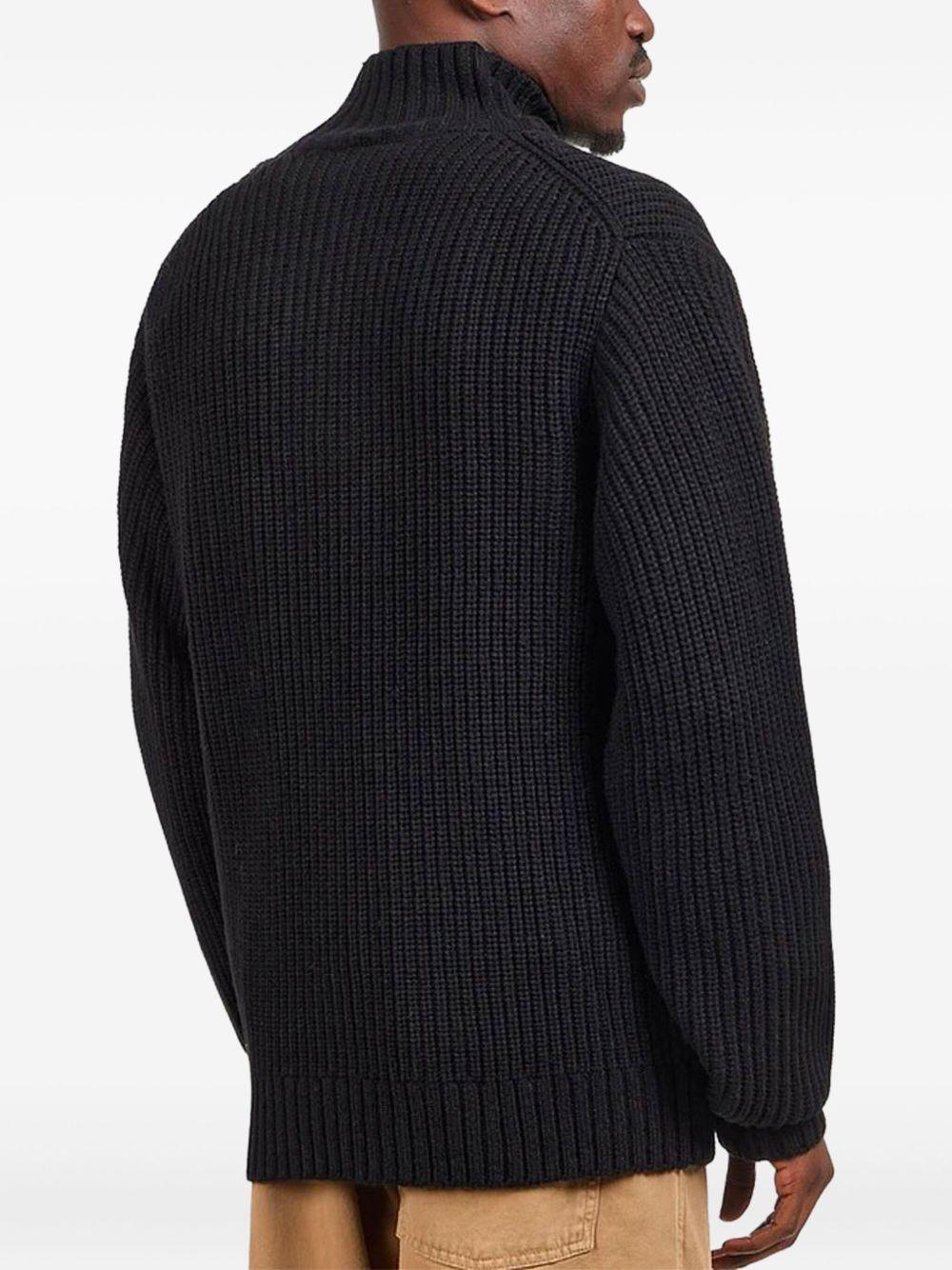 Detroit Half Zip Sweater I035398 89XX BLACK CARHARTT WIP 
