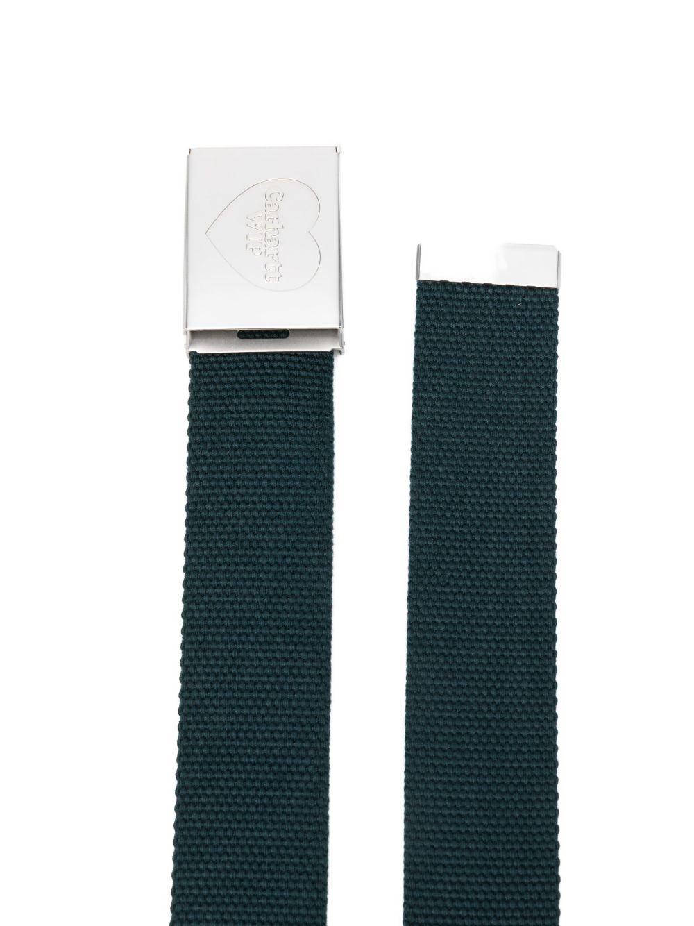 Heart Clip Belt I034631 320XX DEEP LAGOON CARHARTT WIP 