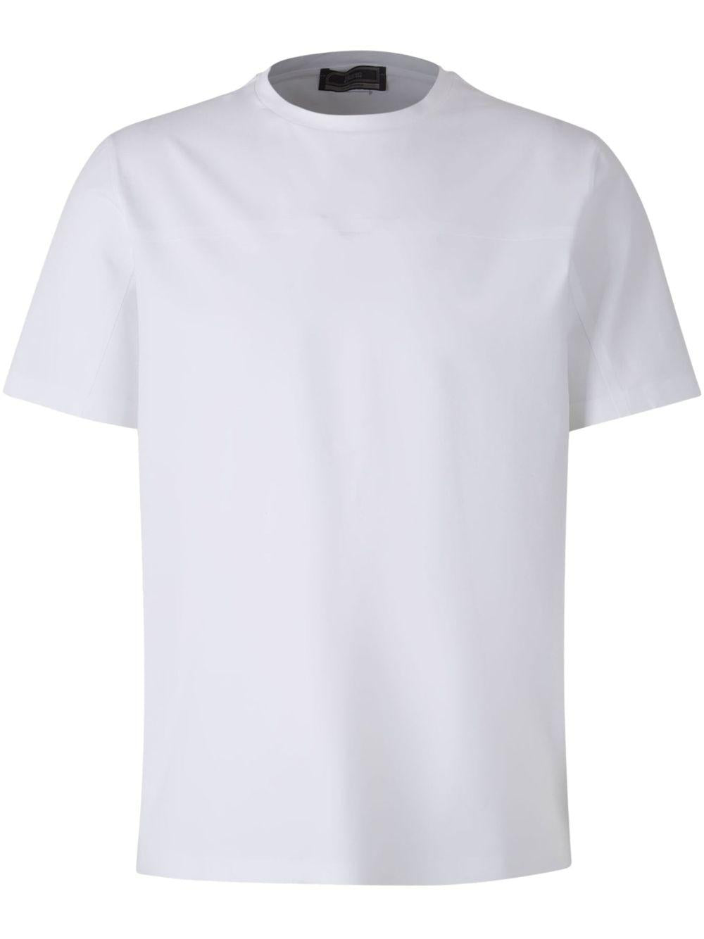 T-shirt in superfine cotton stretch JG000237U52003 1000 Bianco HERNO 