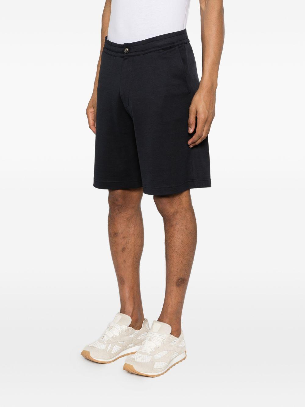 Shorts in Jersey Knit Effect PT000174U52059 9201 NAVY HERNO 