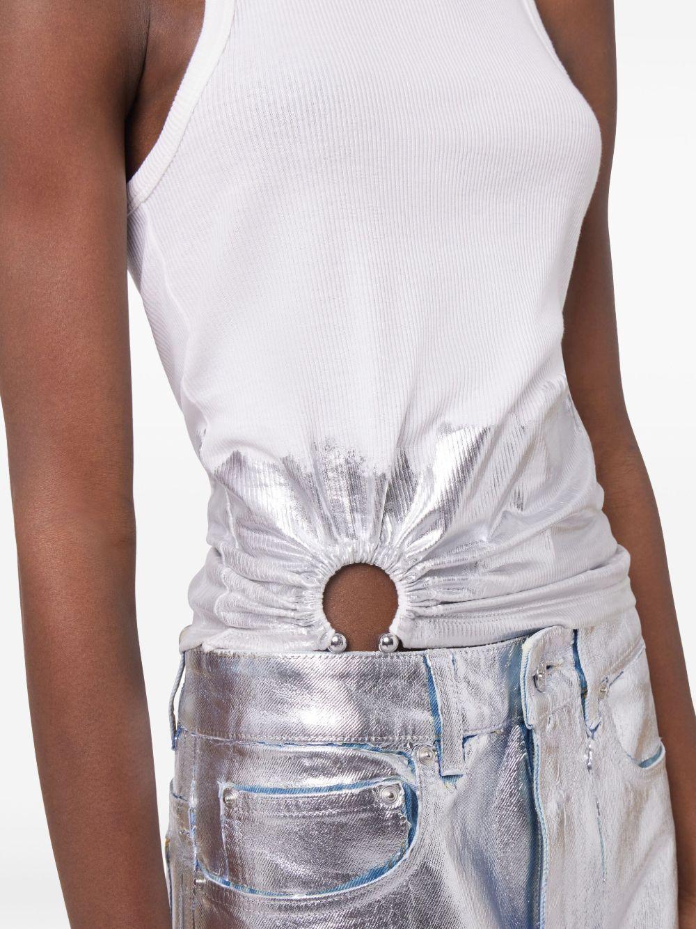  25EJTE015CO0530 M100 WHITE SILVER RABANNE 