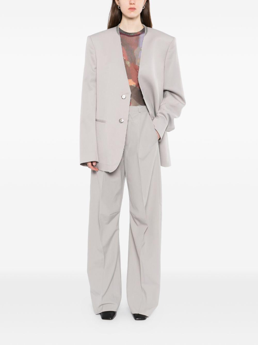 Pantaloni a Gamba Ampia S52KA0555M35436 858 MM6 MAISON MARGIELA 