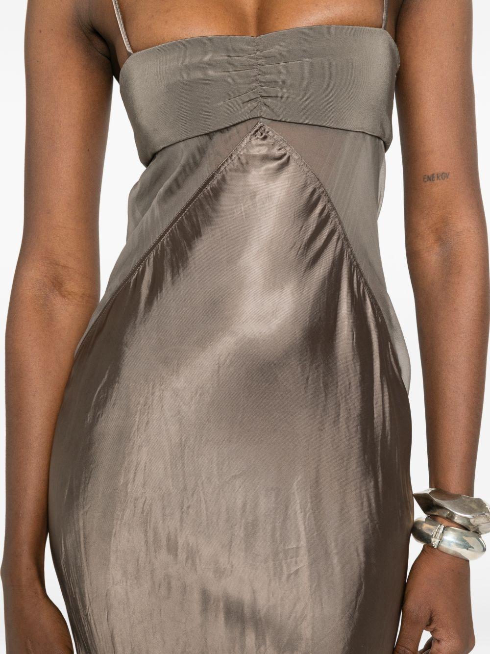 Combo Slip Gown RP01F6504JSVSN 34 DUST RICK OWENS 