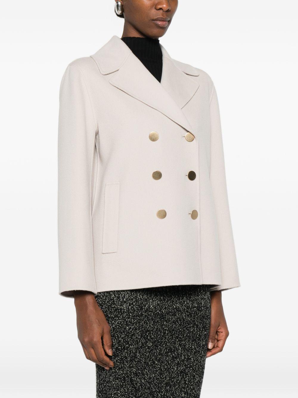 Giacca doppio drap in pura lana SMMMARGOT 032 SAND S MAX MARA 