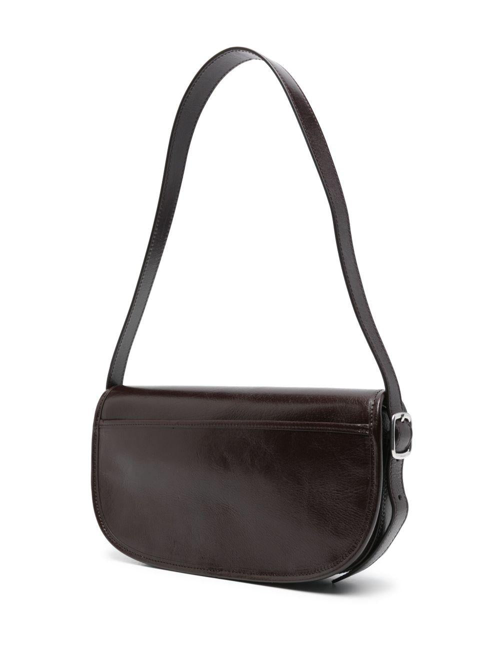 Borsa Mini Beckett In Pelle Nera Con Spilla Bally Pin WAS02ZVT948 U8G0P CHOCOLATE BALLY 