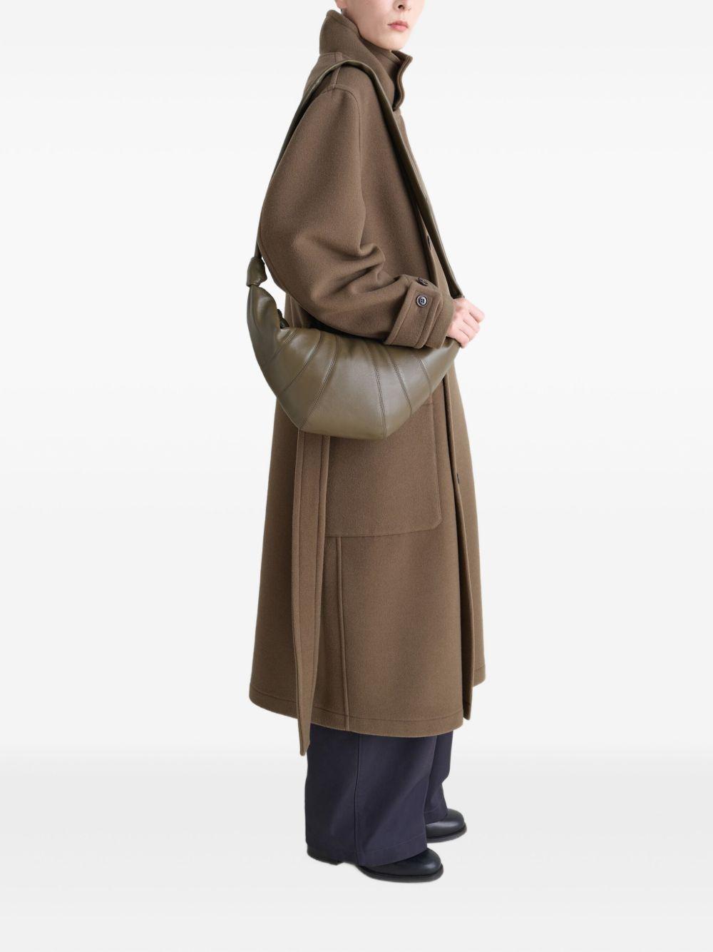 Medium Croissant Bag in Leather BG0001LL095 GR678 DARK KHAKI LEMAIRE 
