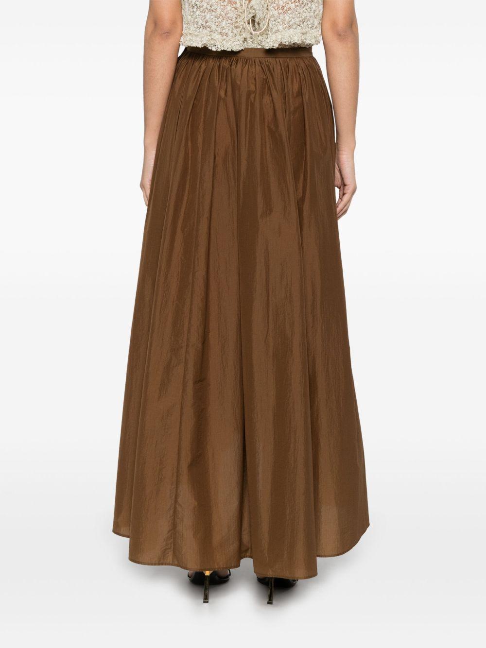 Gonna maxi plissettata V01052120 0518 COFFEE PHILOSOPHY DI LORENZO SERAFINI 