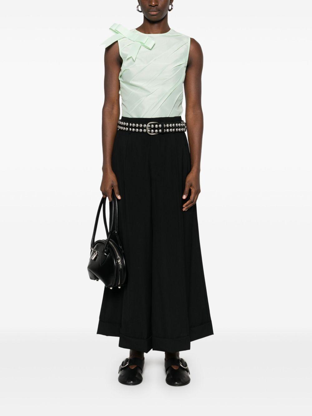 Pantaloni Plissè GOP006S25 1 BLACK COMME DES GARCONS 