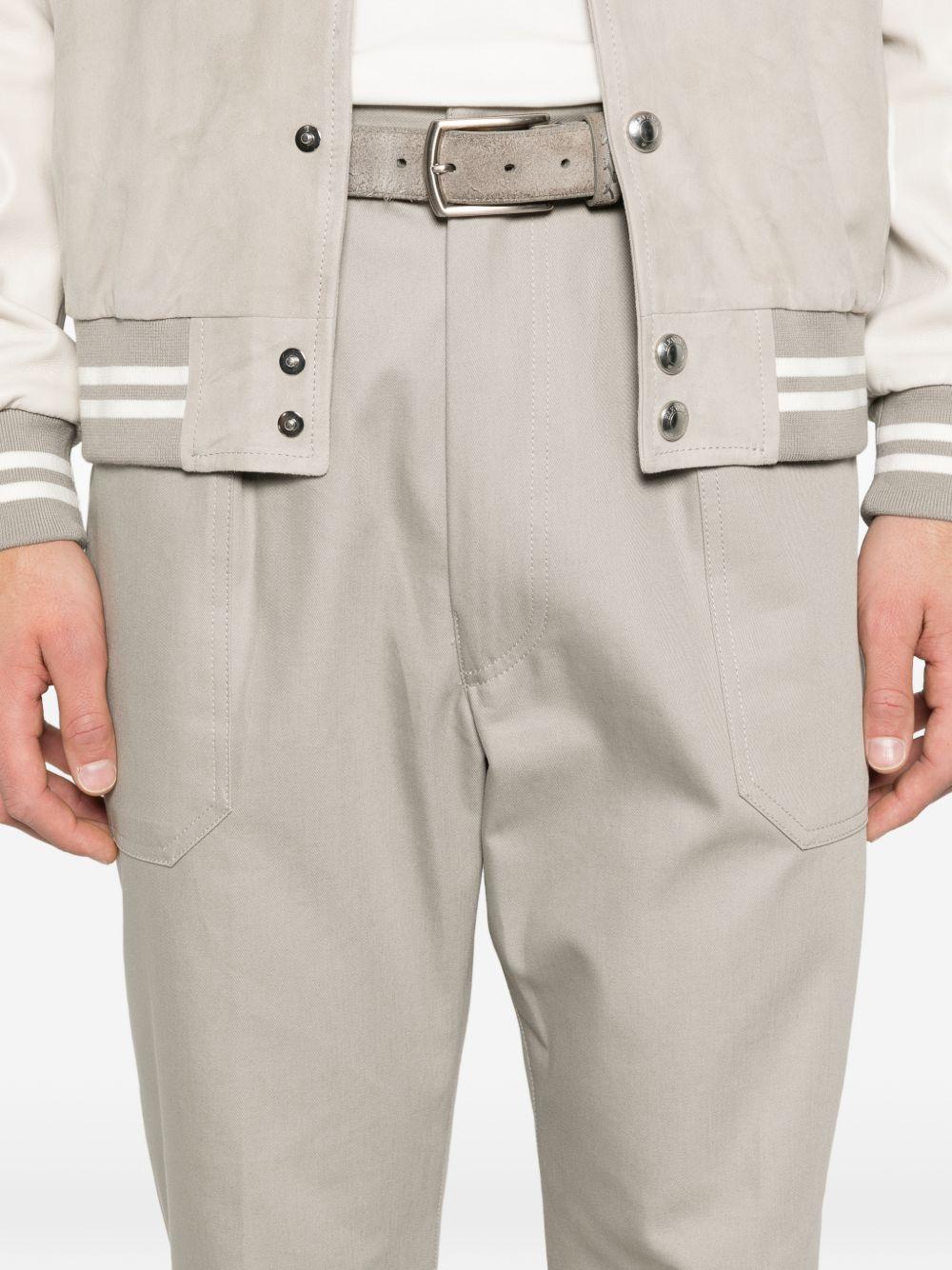 Pantalone in cotone con pinces M75PANM12TES0M143 07 MILITARY GREEN ELEVENTY 