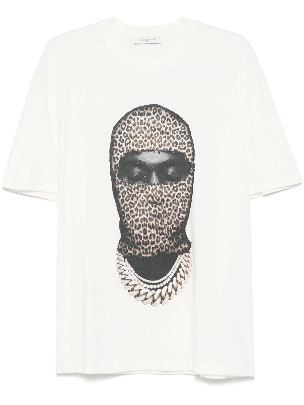 Leopard Mask T-shirt NUS25230 081 OFF WHITE IH NOM UH NIT 