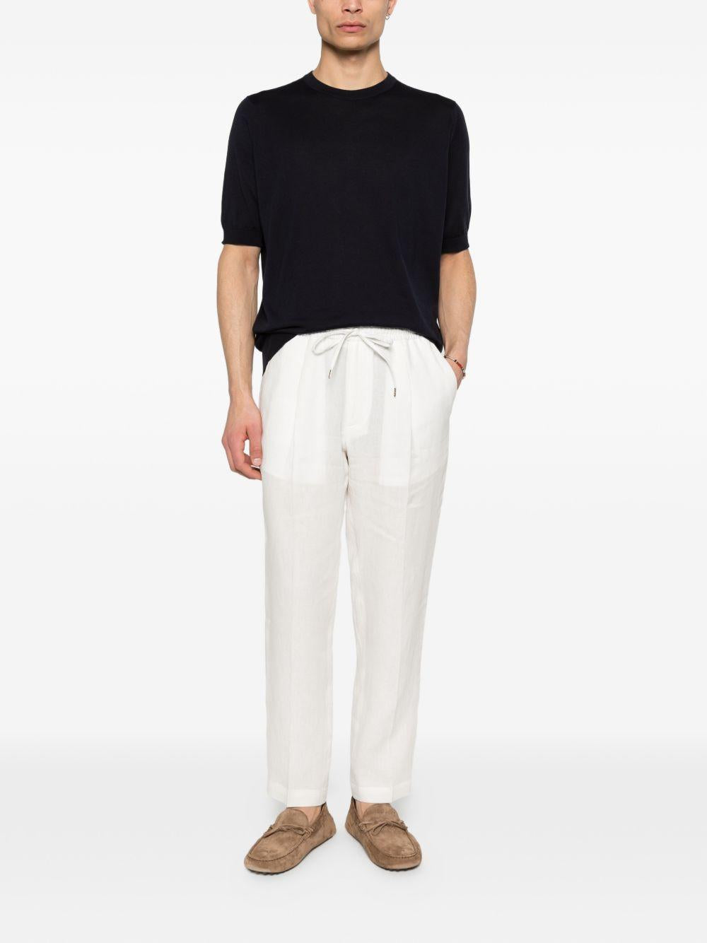 Pantalone Wimbledon WIMBLEDONS300118 00150 BIANCO BRIGLIA 1949 
