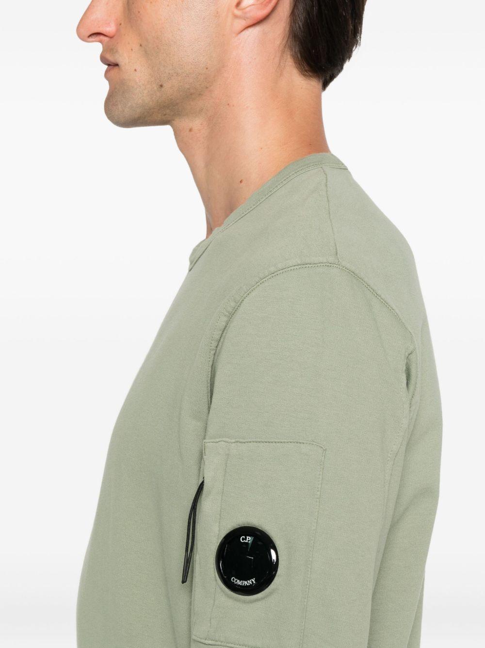 Light Fleece Crewneck Lens Sweatshirt 19CMSS711A002246G 612 SEAGRASS CP COMPANY 