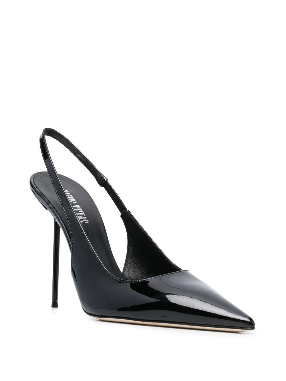 Lidia 110mm pumps in vernice PX913XVN01 BLACK PARIS TEXAS 