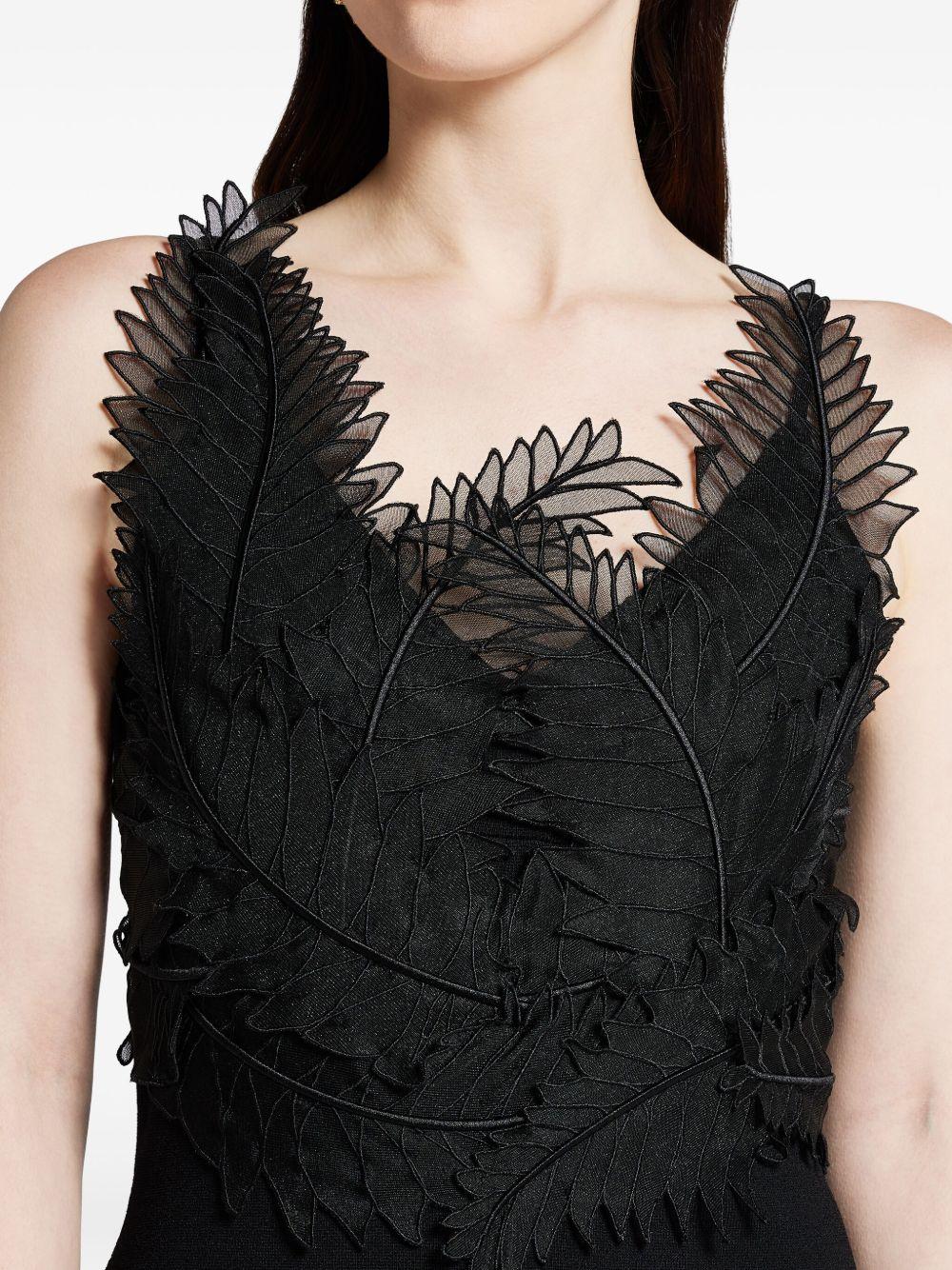 Wilder Knit Maxi Dress 25RE5017 BLACK AJE 