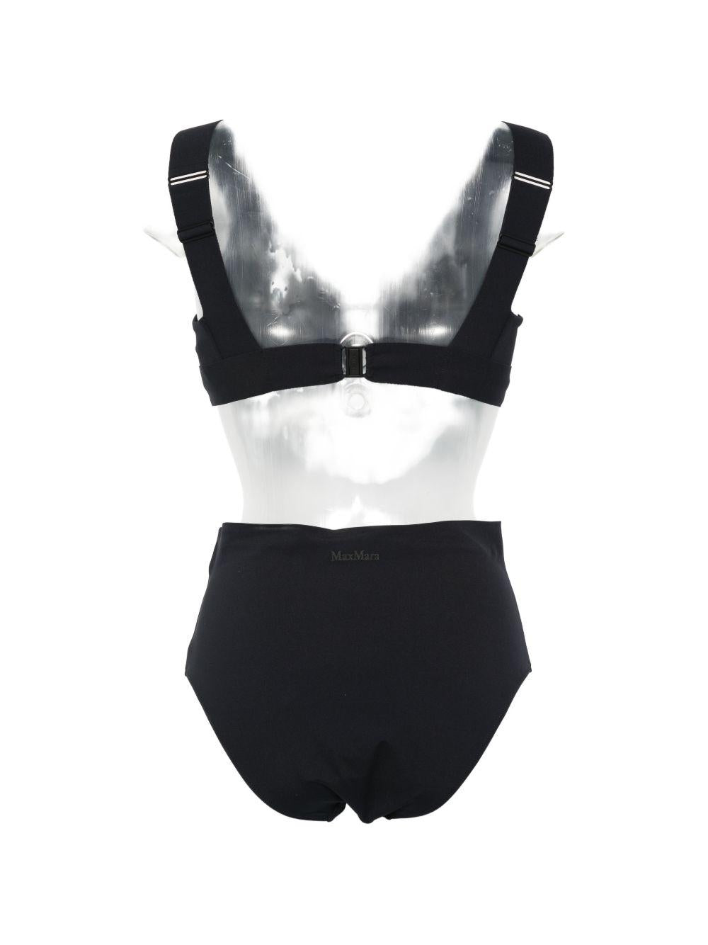 Bikini In Lycra Stretch BCHAMOUR 004 NERO MAX MARA 