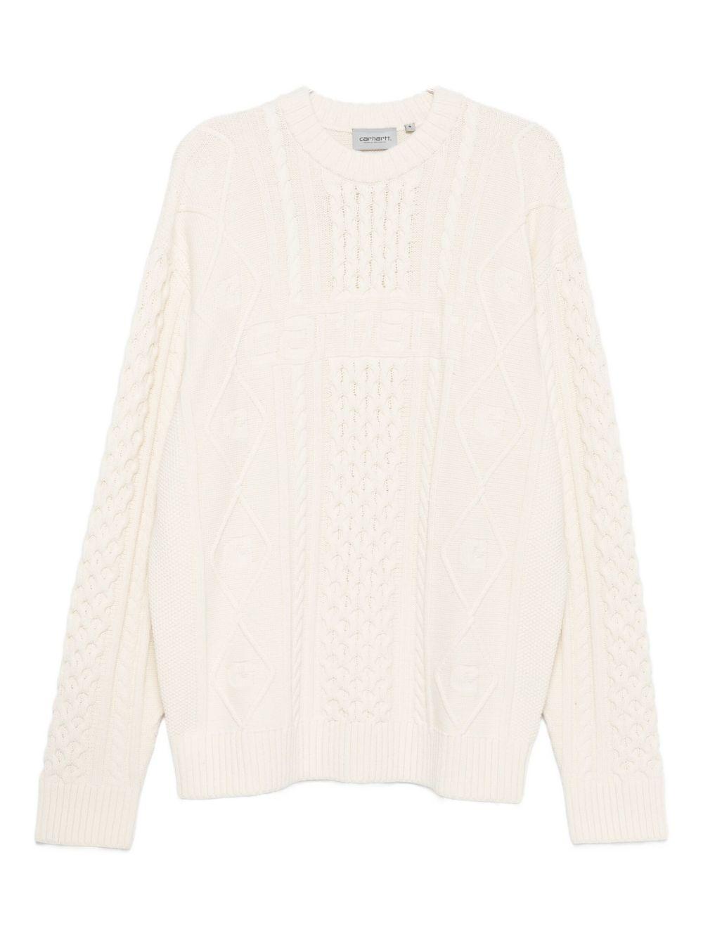 Shawn Sweater I035418 05XX NATURAL CARHARTT WIP 