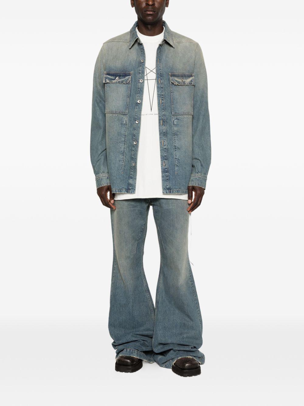  DU01F4755DWB 06 INDIGO RICK OWENS DRKSHDW 