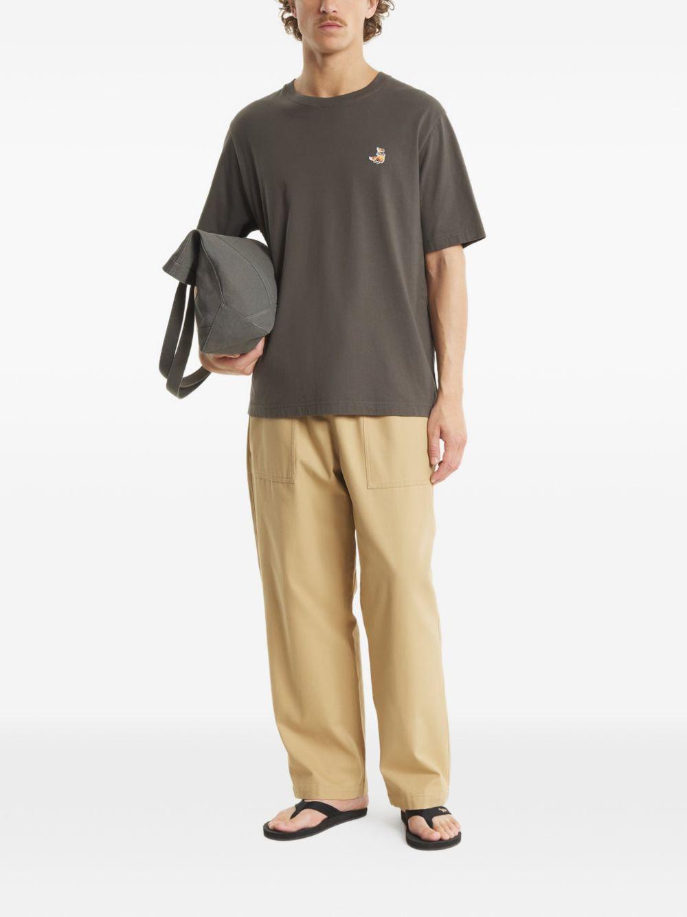 Fox Head Regular Tee-shirt QM00102KJ7026 0453 BELUGA MAISON KITSUNE 
