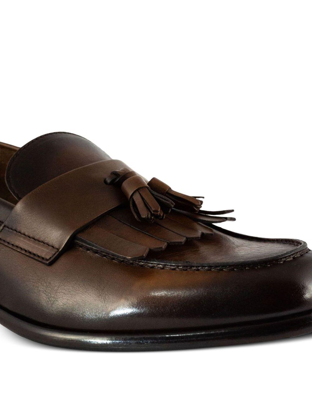 Mocassino con frangia e nappine DU3399STRAUY188MM04 MARRONE DOUCAL`S 