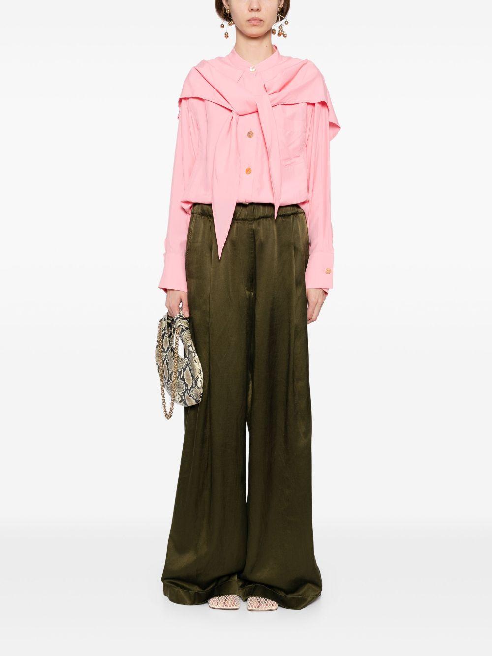 Pila Wide-leg Pant 2510109101426 606 KHAKI DRIES VAN NOTEN 