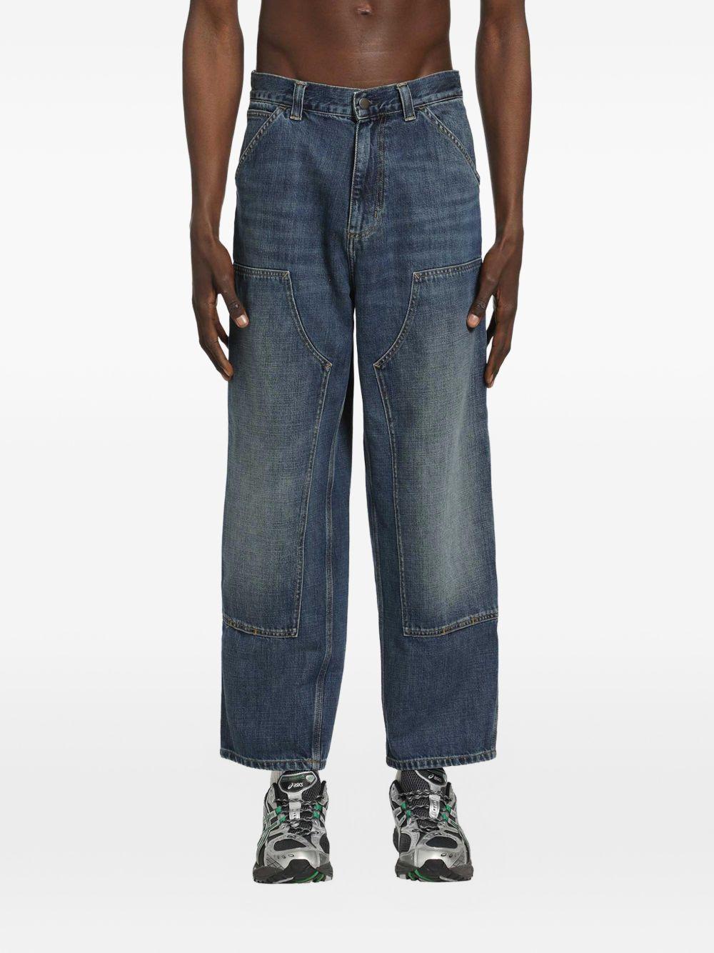OG Double Knee Pant 'Camano' I036733 014L BLUE DARK USED WASH CARHARTT WIP 