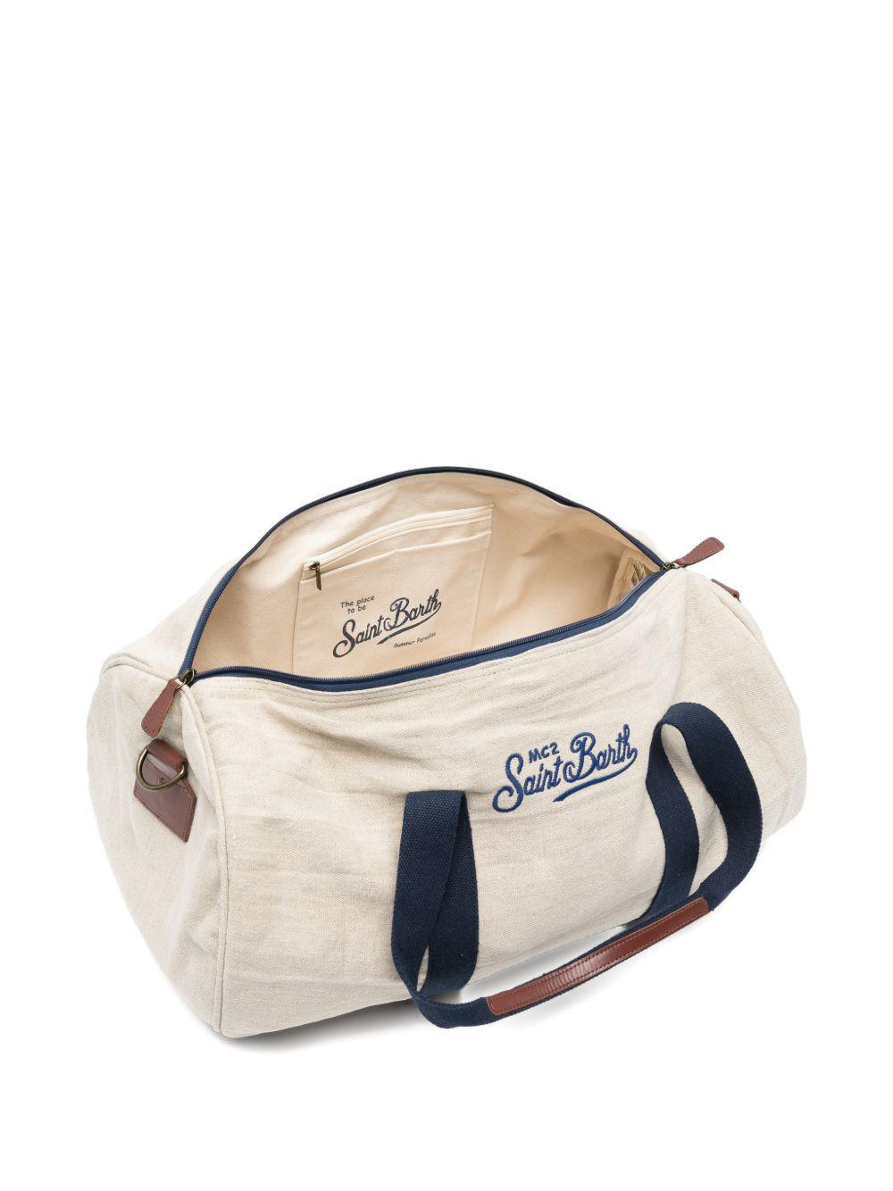 Borsone Jetleg con logo JTEL00800439L 1161 LINEN MC2 SAINT BARTH 