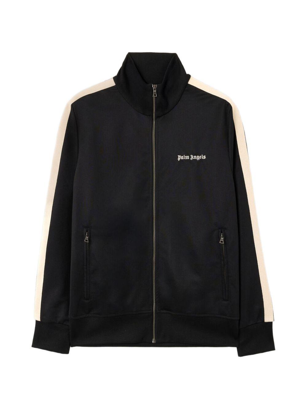 Classic Logo Track Jacket PMBD058S26FAB001 1003 BLACK OFF WHITE PALM ANGELS 
