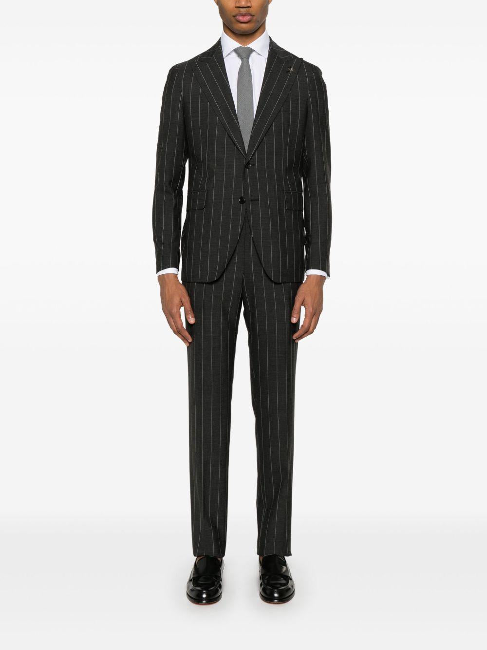 Abito gessato monopetto 2SVS26B11PE520103R25E254 S3246 TAGLIATORE 