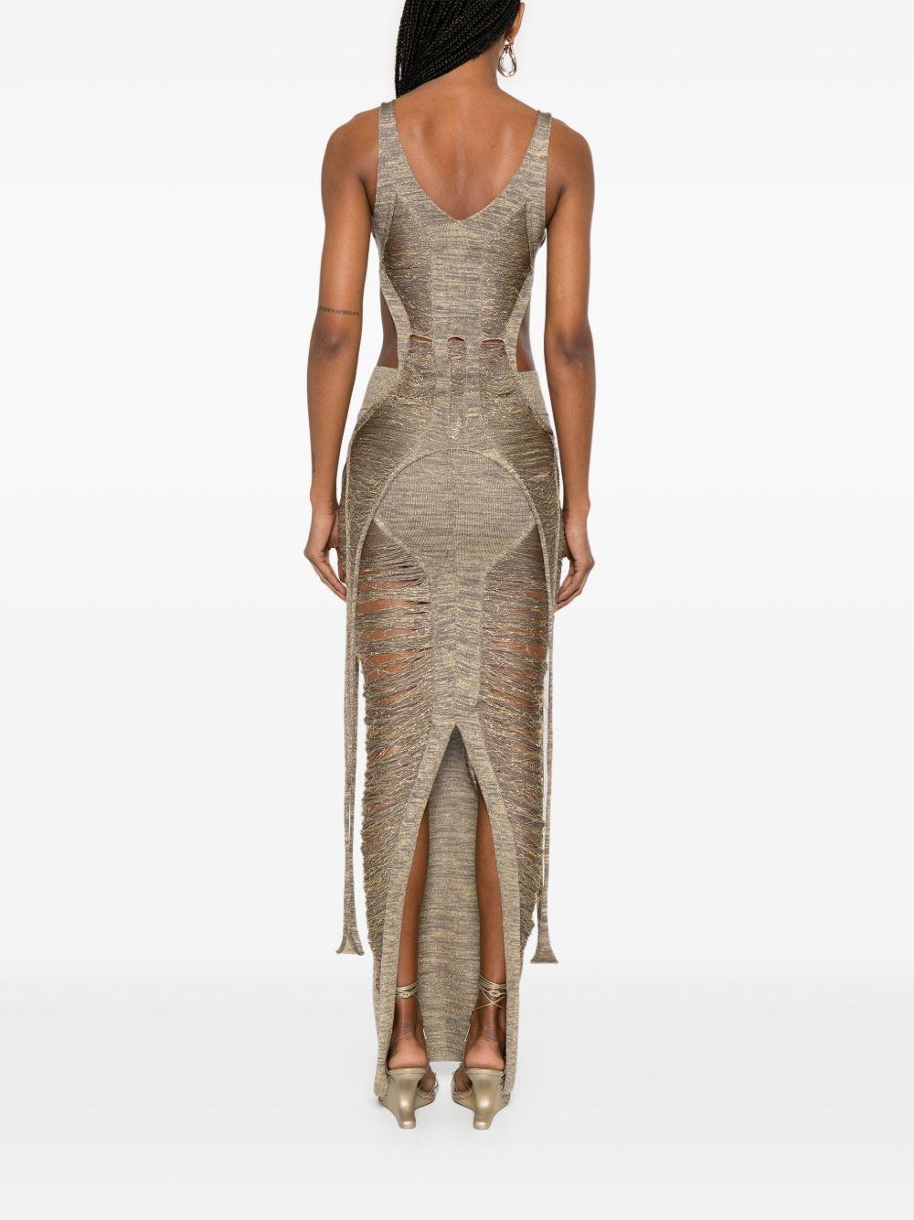 Tanja tank top RO01E7644KGRIDG 02 GOLD RICK OWENS 