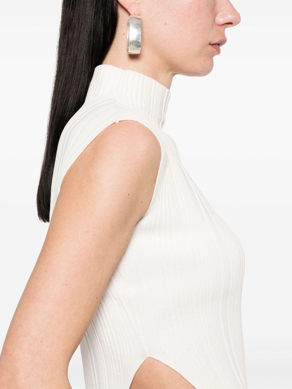 Tank Top in Matte Viscose ML000038D76061 1010 BIANCO PANNA HERNO 