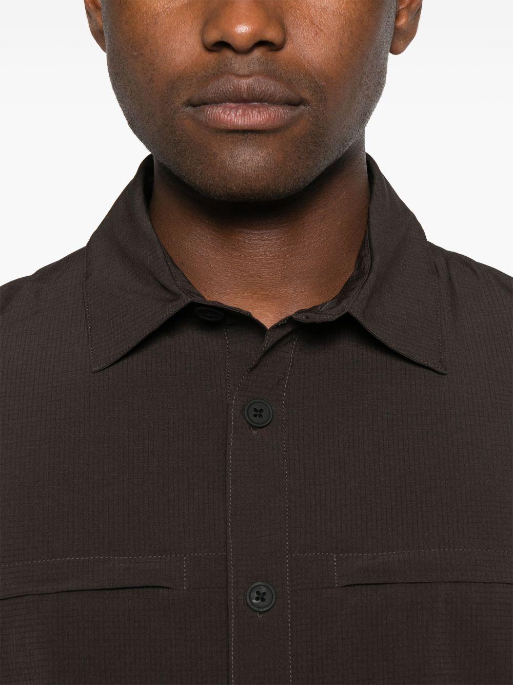 Dot Air Shirt RBMW371FA263 BRW0003 DARK BROWN ROA 