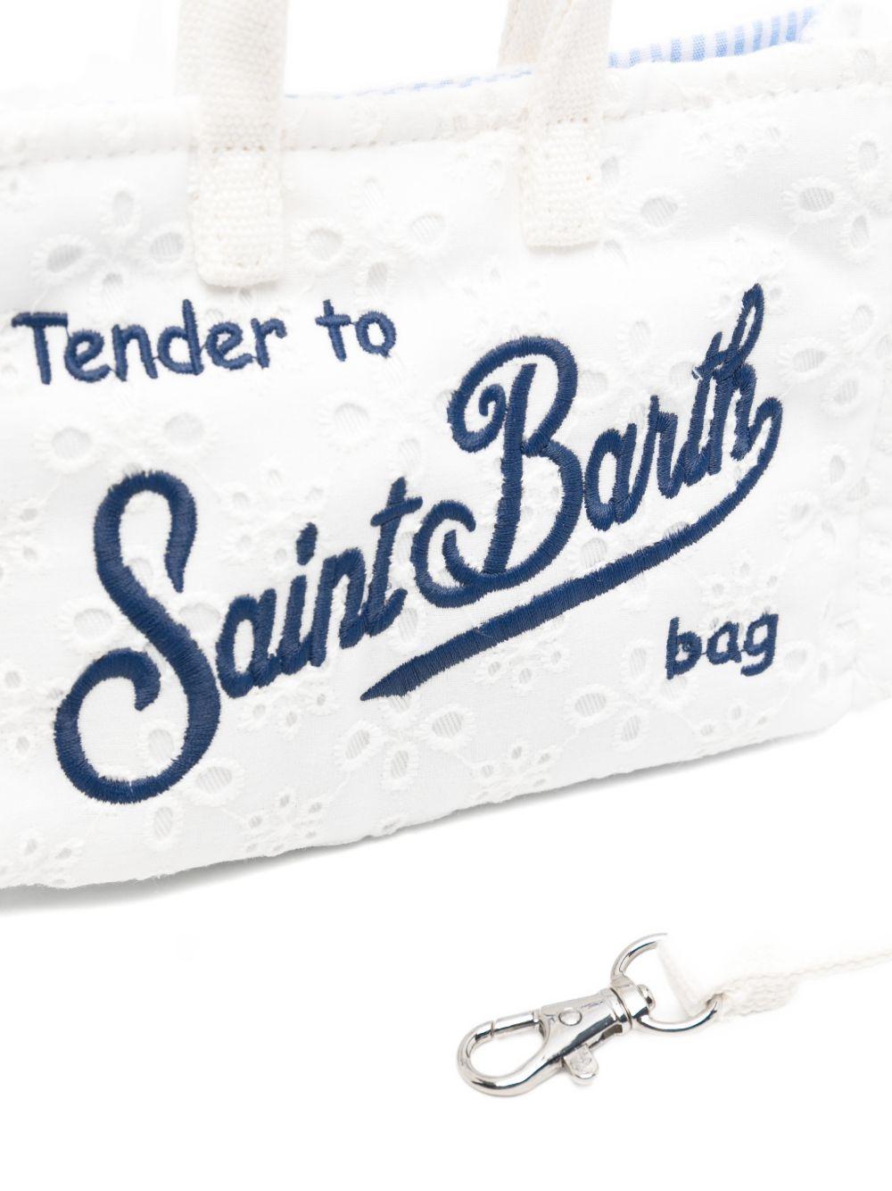 Phone Bag bianco sangallo PHONE01200238L WHITE MC2 SAINT BARTH 