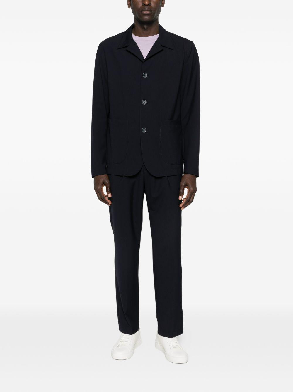 GIACCA IN LIGHT STRETCH WOOLY GI000626U12808 9200 BLUE NAVY HERNO 