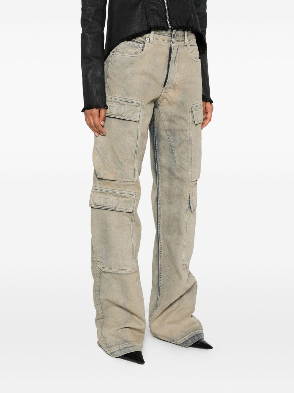 Concordians Double Cargo Jeans DS02E7308DMP 38 MINERAL RICK OWENS DRKSHDW 