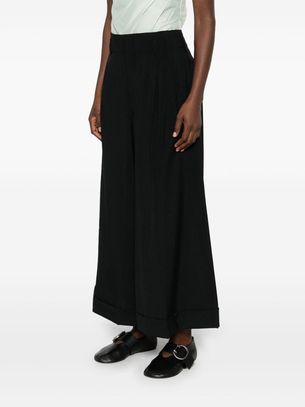 Pantaloni Plissè GOP006S25 1 BLACK COMME DES GARCONS 