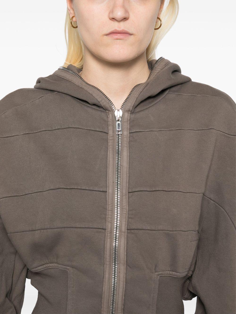 DRKSHDW SS25 Hollywood Collage Gimp Hoodie<BR/> DS01E3233F 34 DUST RICK OWENS DRKSHDW 