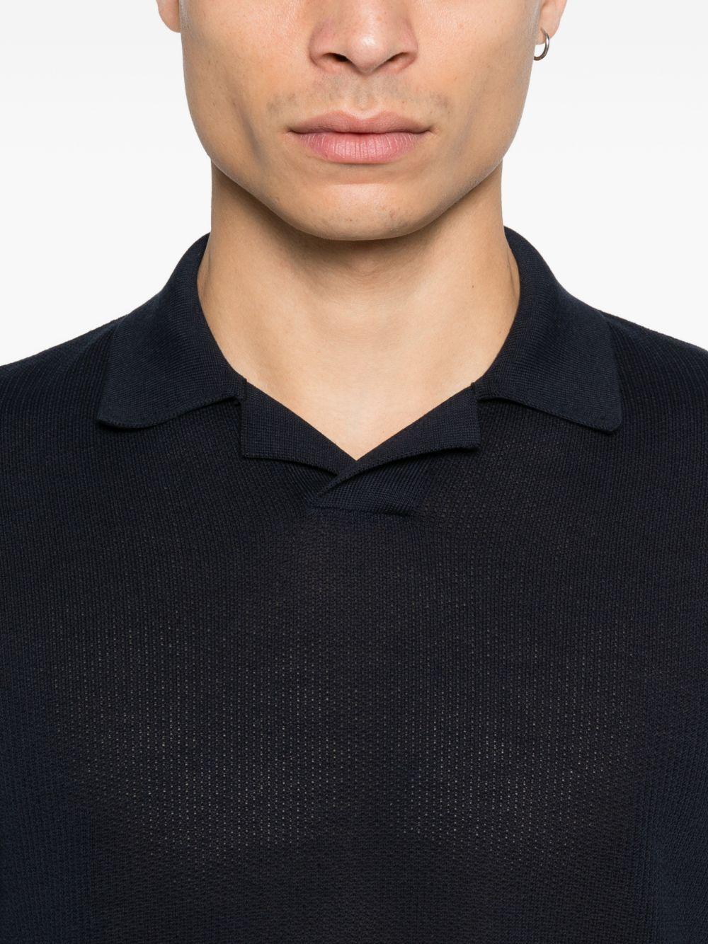 Polo mezza manica con collo bowling M76MAGM88MAG0M008 11 BLUE ELEVENTY 