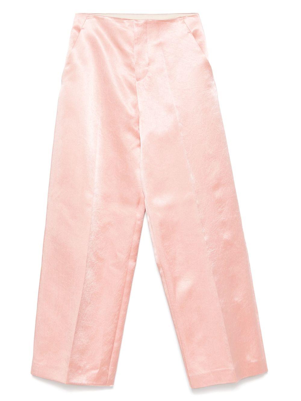 Pantaloni in satin A03010723 0132 PINK PHILOSOPHY DI LORENZO SERAFINI 